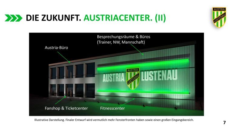 Ein Büro für die Austria.