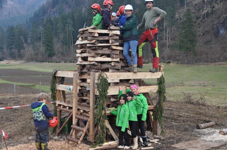 Am Kinderfunken wurde kräftig mitgebaut.
