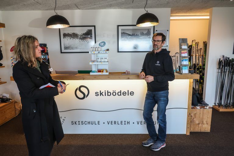 Peter Berchtold berichtet von zwei schwierigen Saisonen wegen Schneemangels.