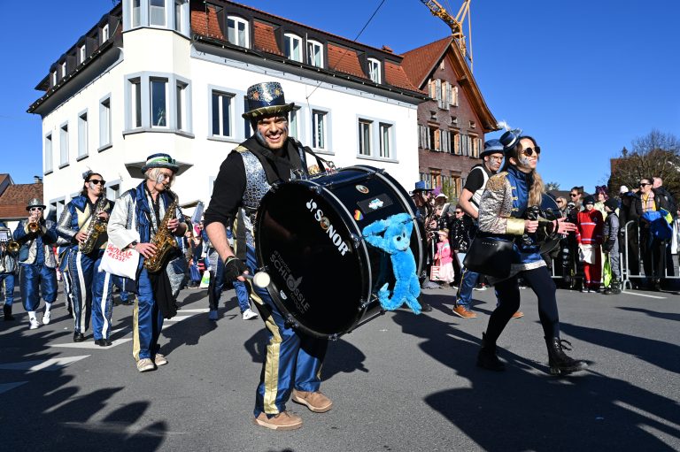 Beste Stimmung beim Umzug.