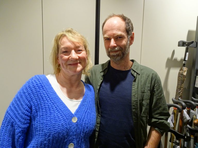 Die Architekten Elke Park und Benjamin Miatto.