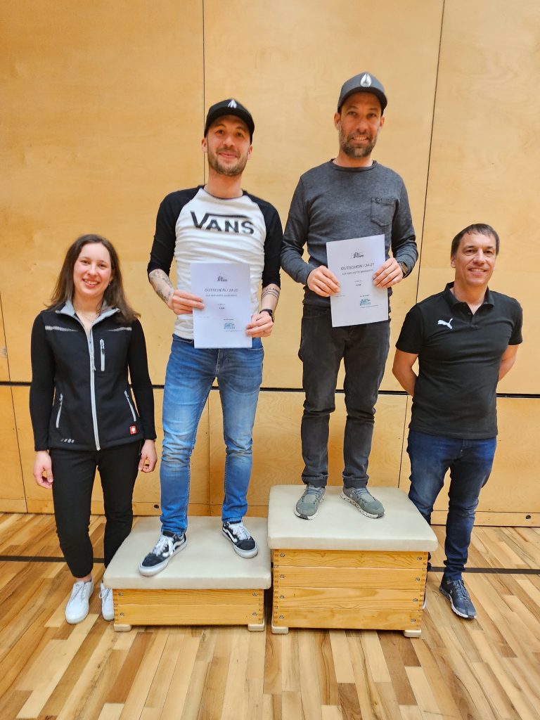 Altersklasse I mit Thomas Kathan und Patrick Breuss.