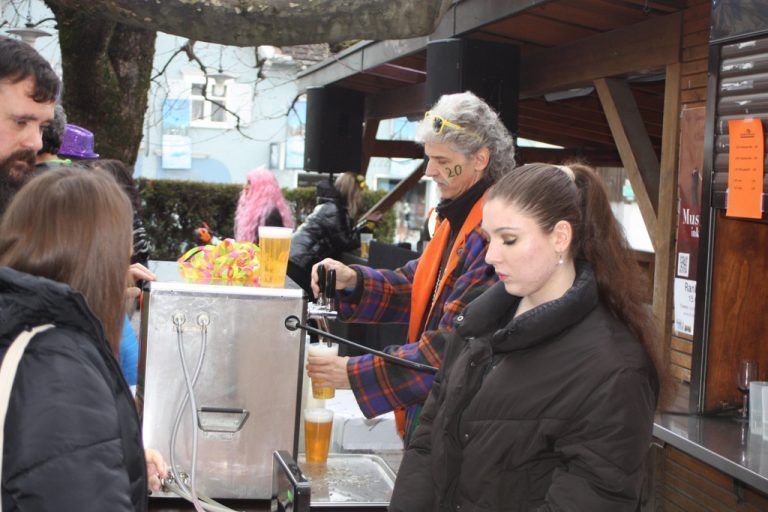 Auch im Gastgarten wurde ausgeschenkt.
