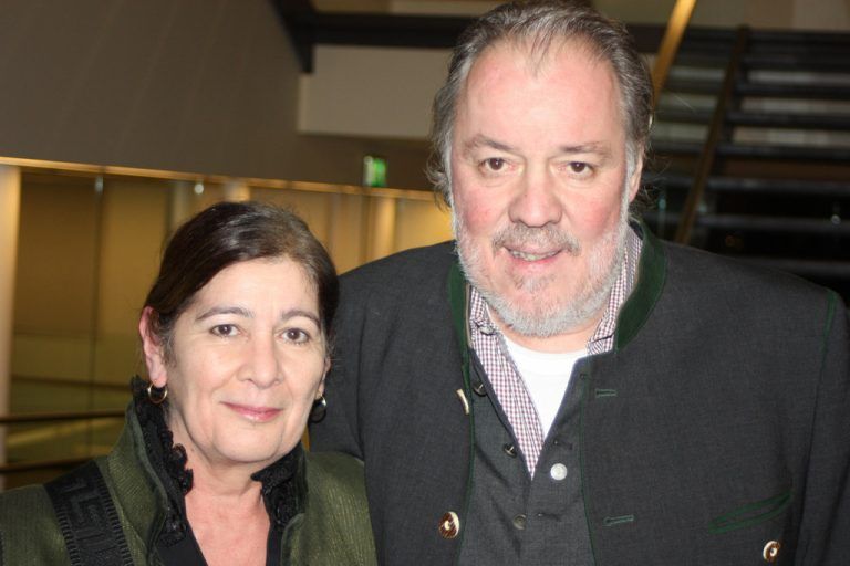 Andrea und Matthias Gantner genossen den Abend gemeinsam.