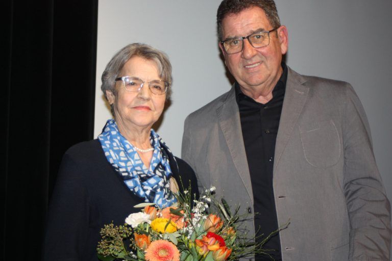 Maria Frick, hier zu sehen mit Helmut Jenny, nahm Abschied von ihrer Funktion im Vorstand.