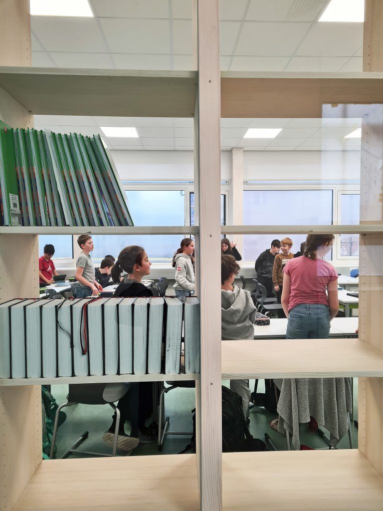Bezogen wurden die neuen Räume am Montag und Dienstag nach den Semesterferien. - Neues Obergeschoß BRG/BORG Schoren