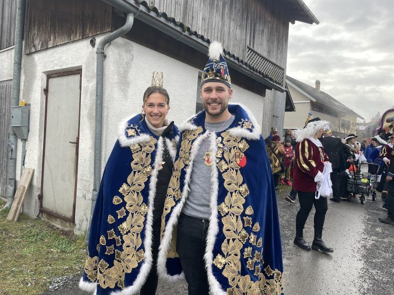 Das Prinzenpaar aus Altenstadt war natürlich auch mit von der Partie.