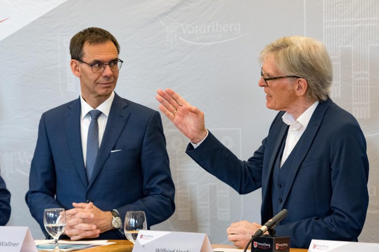 LH Markus Wallner, Wilfried Hopfner (WKV). <span class="copyright">vn/Stiplovsek</span>