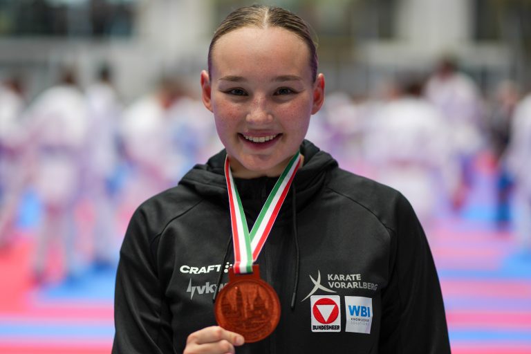 Hanna Devigili bringt viel Medaillenerfahrung mit. <span class="copyright">Karate Vorarlberg</span>
