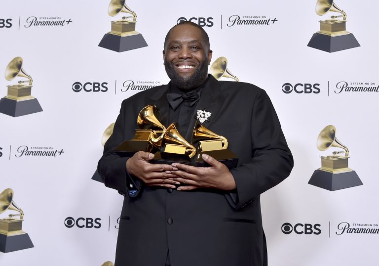 Freute sich erst noch über seine Auszeichnungen und wurde dann von der Polizei abgeführt: Rapper Killer Mike. <span class="copyright">AP</span>