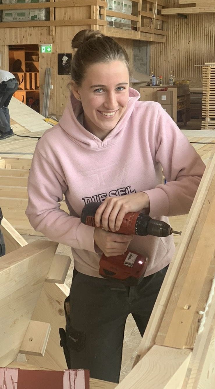 Leonie Reinprecht hat ein Händchen für Holz. <span class="copyright">Reinprecht</span>