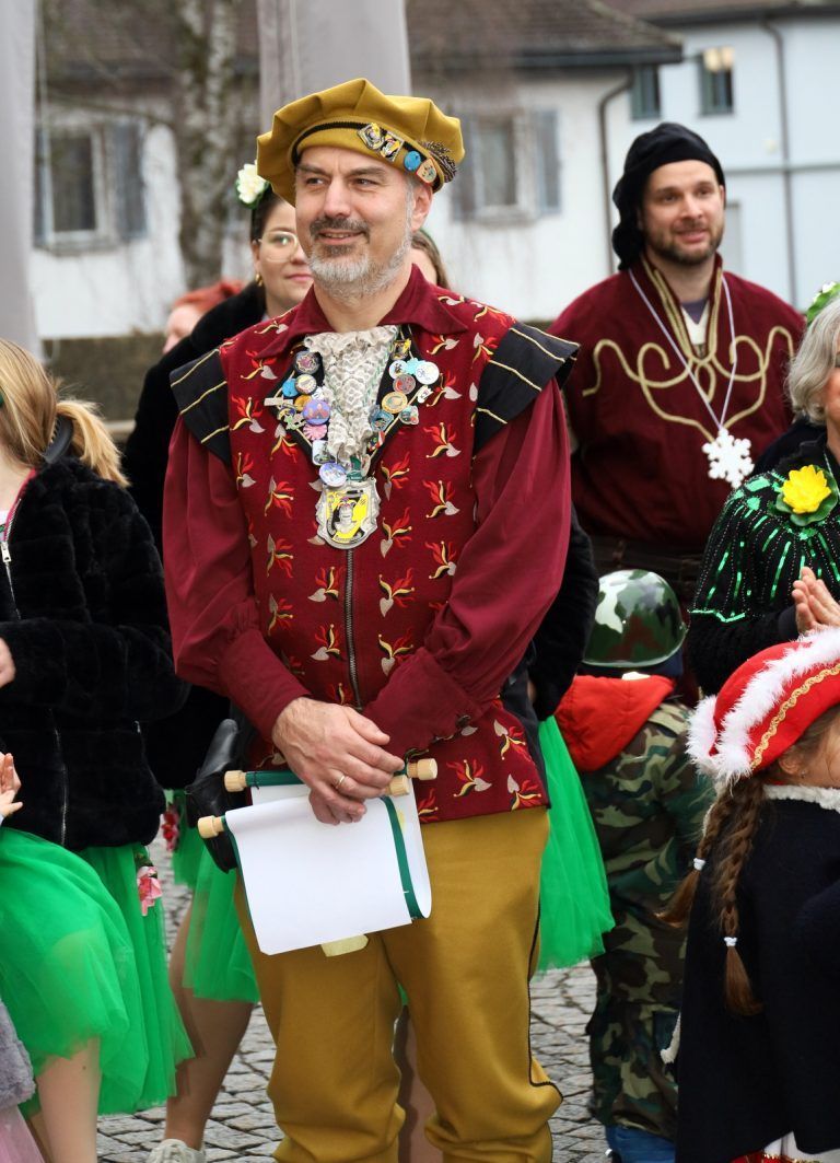 Ritter Wolfgang hatte alles im Blick.