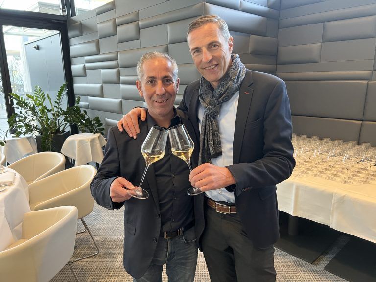 Brachten Top Weine mit: Manfred Marent und Hannes Spiss (Fa. Morandell)