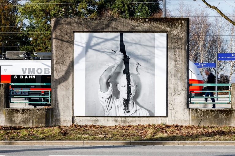 Integraler Bestandteil der Ausstellung sind die KUB-Billboards. <span class="copyright"> tretter/kub</span>