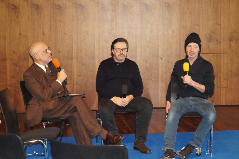 Künstlergespräch Stage Bregenz Richard Hoeck und John Miller