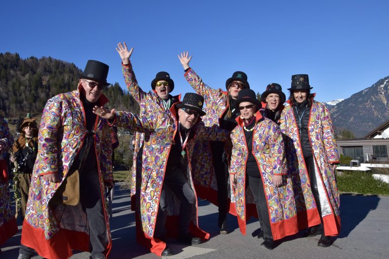 Der Bürserberger Fasching zog viele Besucher an.