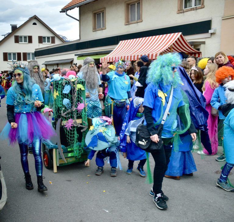 Einblicke in die Unterwasserwelt gab die Volksschule Bürs.