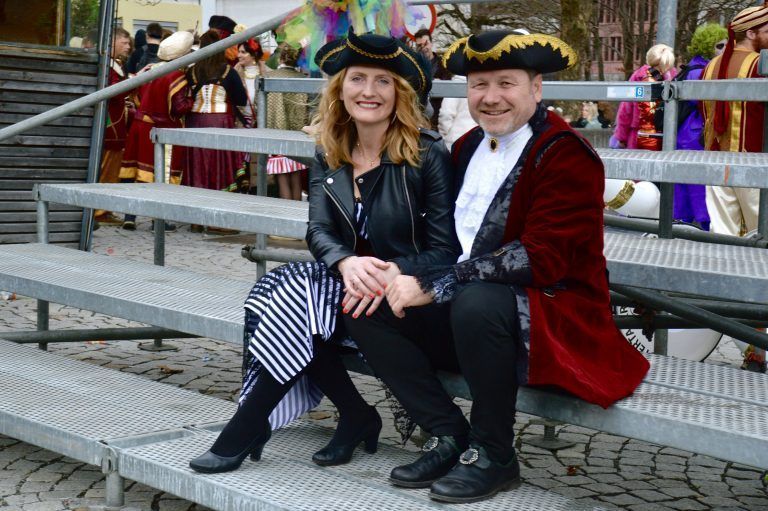 LAbg. Harald Witwer mit Angelika Benzer, Stadträtin in Hohenems.