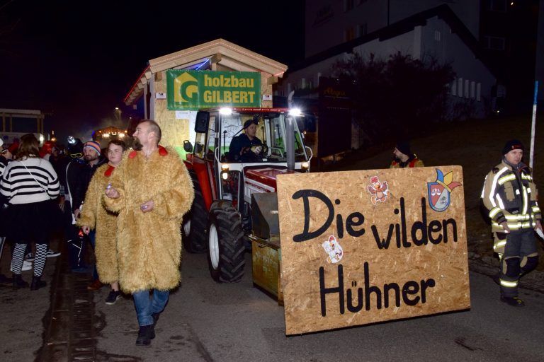 Die wilden Hühner sind ausgebüxt.