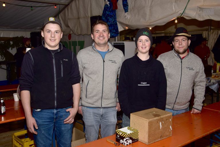 David Fritz, Emanuel Wachter, Simon Wachter und Sandro Flöry.
