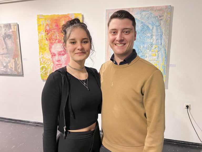 Emilie Hänel und André Stecher unter den interessierten Gästen.