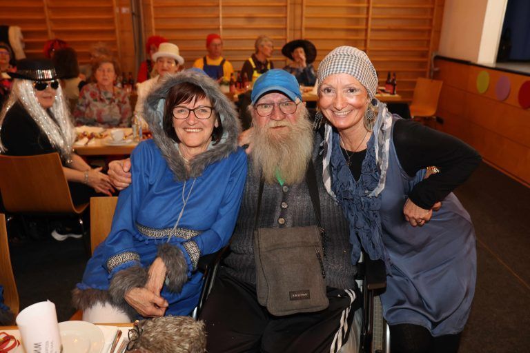 Burgi Malin, Karl Kienecker und Silvia Porsche.