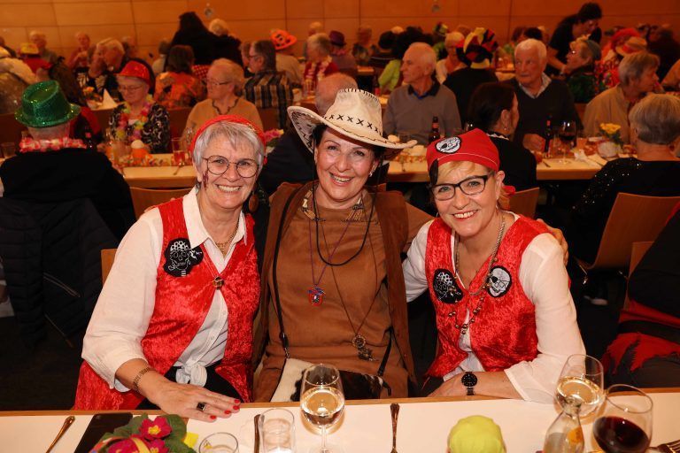 Ilse Tomaselli, Andrea Zimmermann und Brigitte Sigmund.