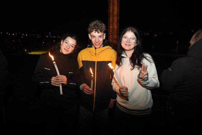 Philomena Oswald, Theo Melia und Leona Dobra.
