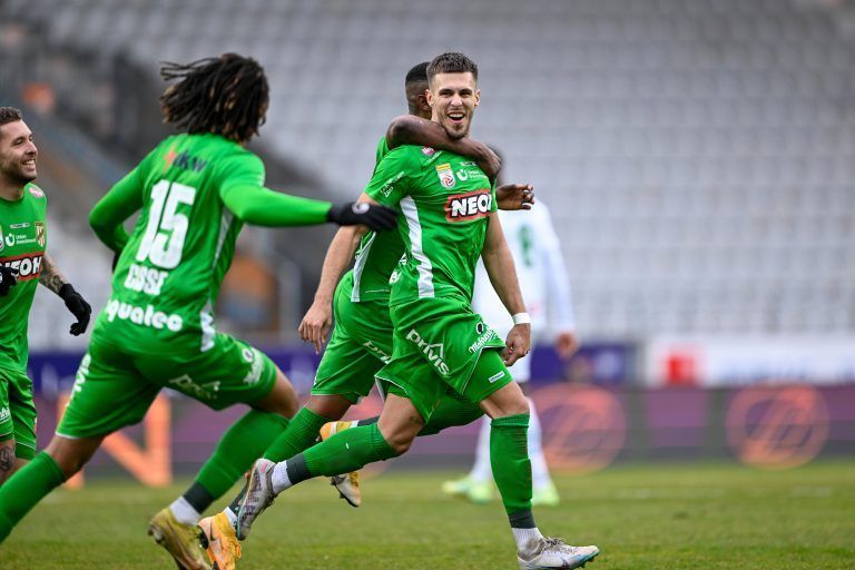 Darijo Grujcic jubelte über die Führung der Lustenauer. 