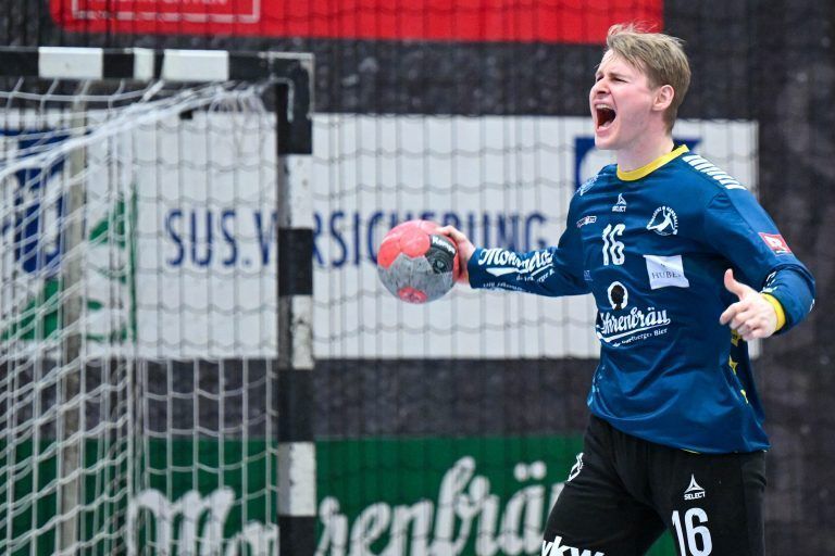 Mit 21 Paraden und einer Abwehrquote von 42 Prozent hatte Goalie Ralf-Patrick Häusle großen Anteil am Viertelfinaleinzug.<span class="copyright">GEPA</span>