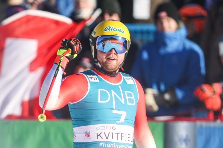 Niels Hintermann war der Schnellste in Kvitfjell. <span class="copyright">gepa</span>