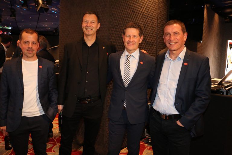 Vincent Baur, Stephan Muxel, Andreas Heraf und Andreas Kopf.