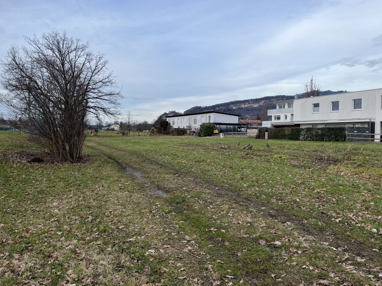 Der Weg dahinter darf übrigens wieder befahren werden. <span class="copyright">VN/Plesch</span>