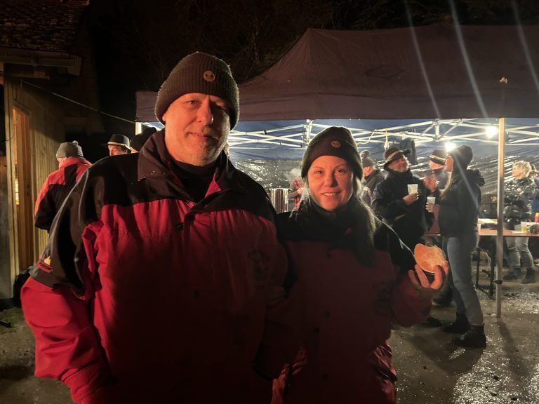 Manfred und Evi Stemmer von der Funkenzunft Sataas waren auch mit dabei.
