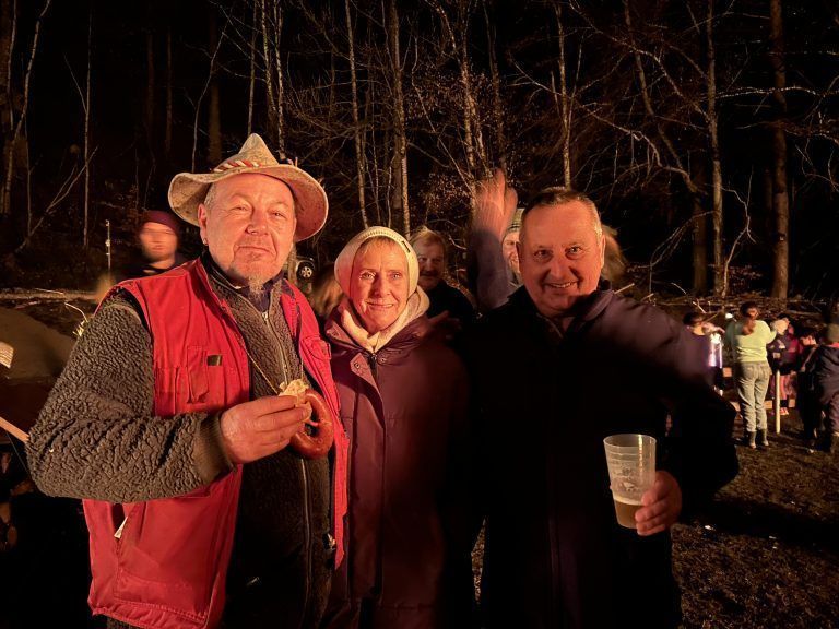 Peter Konzett mit Gabi und Walter Gabriel aus Göfis.