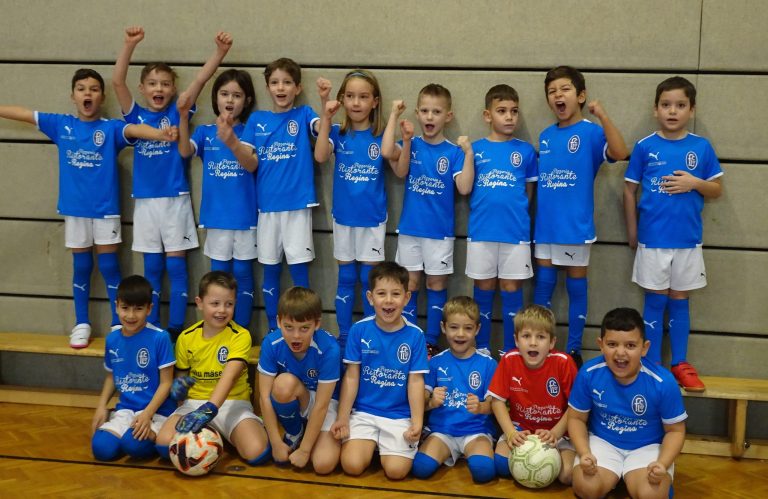 Die U8 des FC Lustenau hatte beim Nachwuchsturnier eine Menge Spaß und freute sich über die vielen Fans auf der Tribüne. <span class="copyright">cth</span>