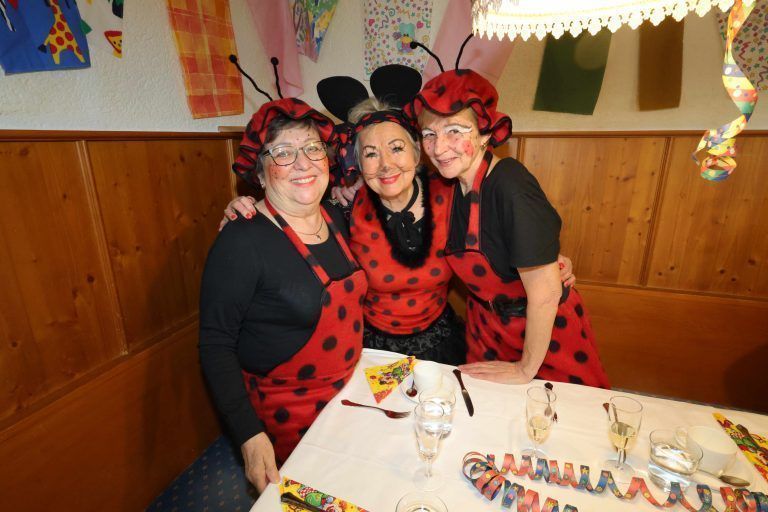 „Marienkäfer“ Waltraud Dürnschut, Maria Krank und Maria Gmeiner.