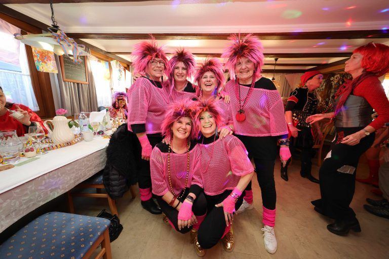 Die „Pink Ladies“ in bester Laune.