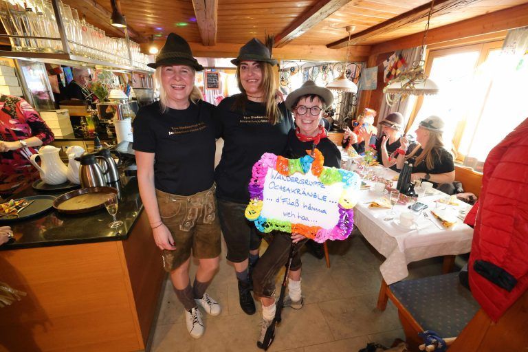 Sabine Bucher, Ulli Böhler und Moni Neyer.