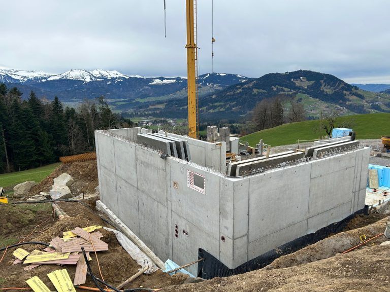 Langenegg Bauprojekt