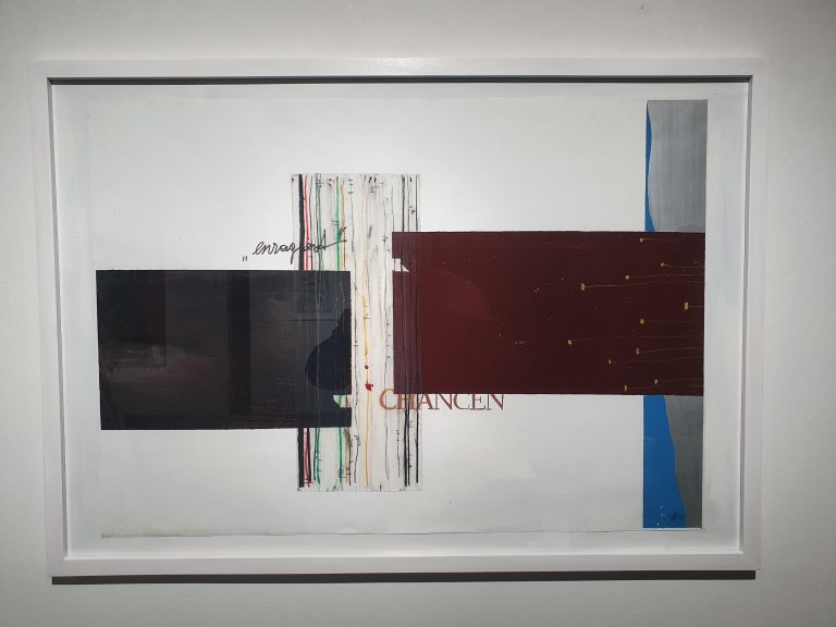 Manfred Egender enragiert, 2016, Acryl, Pastell, Lack.