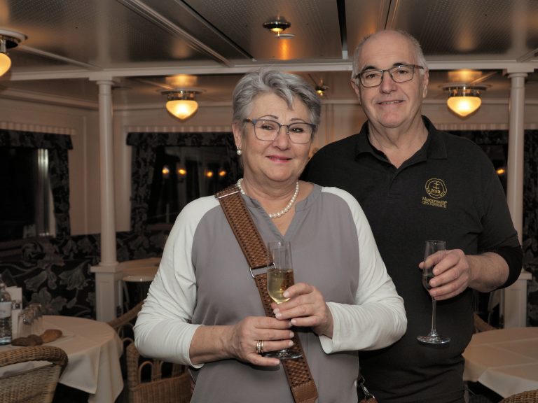 Unter den Gästen: Peggy und Stefan Bösch.