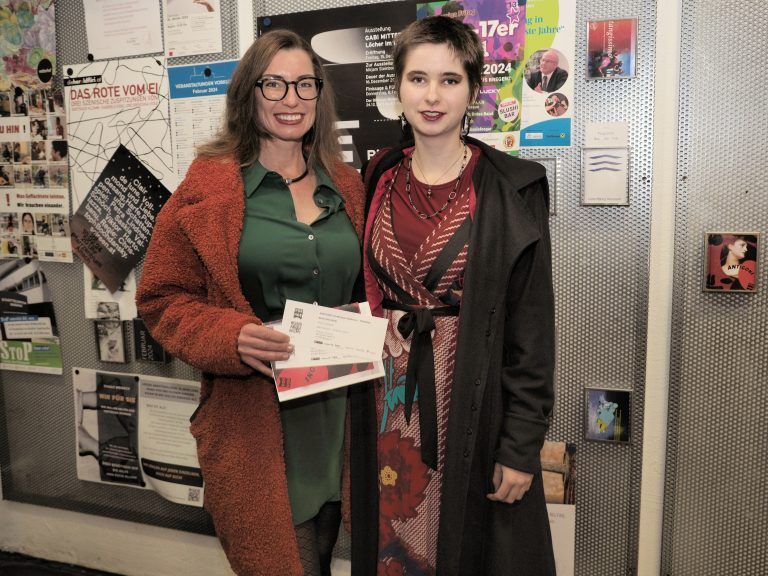 Andrea und Vanja Munz freuten sich auf die Aufführung.
