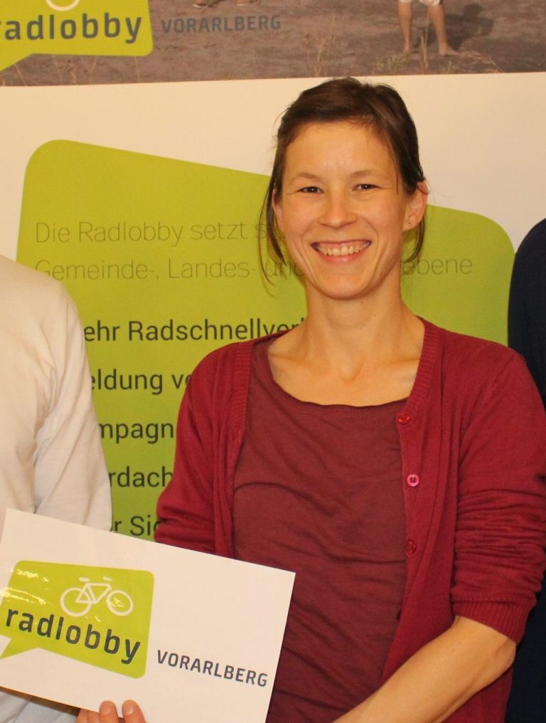 Die Radlobby (im Bild Veronika Rüdisser) ist die Interessenvertretung des Alltagsradverkehrs. <span class="copyright">Radlobby</span>