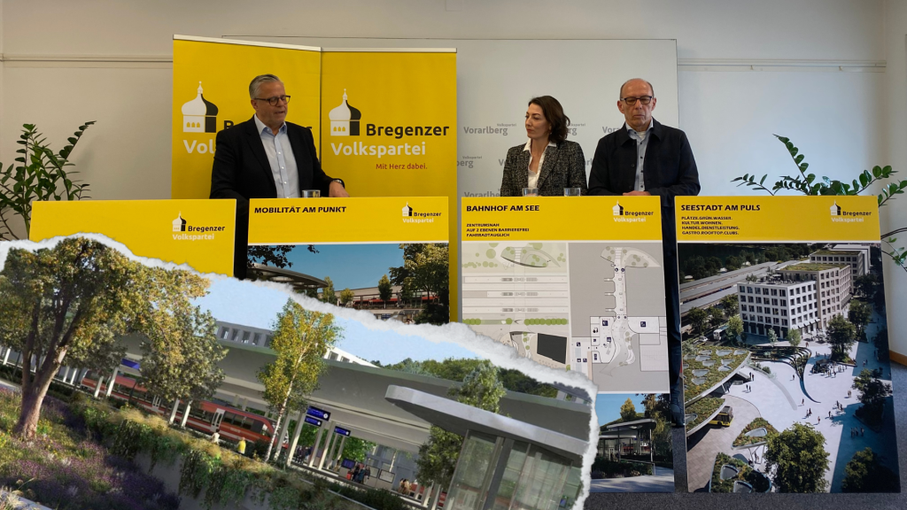 Bregenz: Die ÖVP will einen unterirdischen Bahnhof