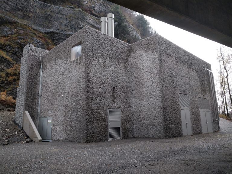 Das neue Heizwerk in der Schießstätte 19 soll einen wichtigen Beitrag zur Energieautonomie von Feldkirch leisten. <span class="copyright">Stadtwerke Feldkirch</span>