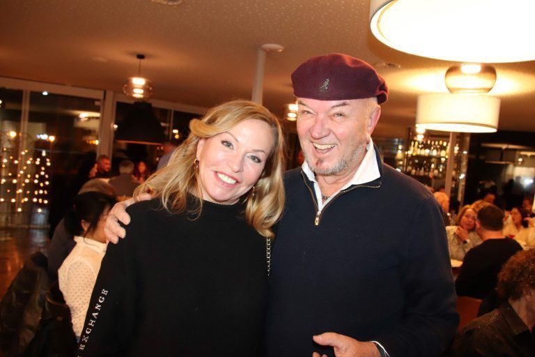 Gratulanten: Catrin und Heinz Wendel.