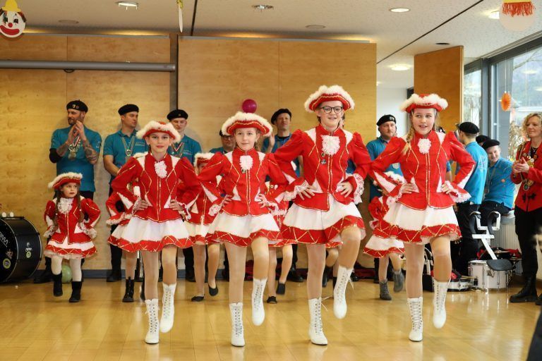 Kindergarde Hörbranz bei der Faschingsparty im Sozialzentrum Josefsheim in Hörbranz.