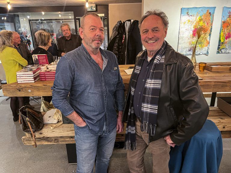 Thomas Steiner (editionV) und Gerhard Mangold