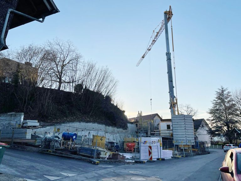 Als Teil des neuen Dorfzentrums wird auch in den Neubau an der Kirchstraße investiert.<span class="copyright"> HAPF</span>